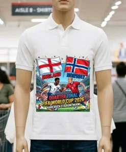 England Vs Norway In World Cup 2026 T Shirt