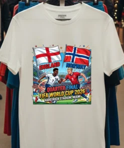 England Vs Norway In World Cup 2026 T Shirt