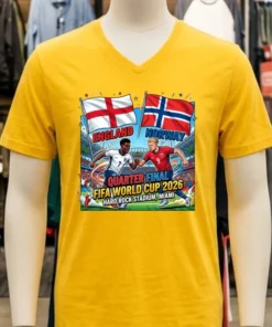 England Vs Norway In World Cup 2026 T Shirt