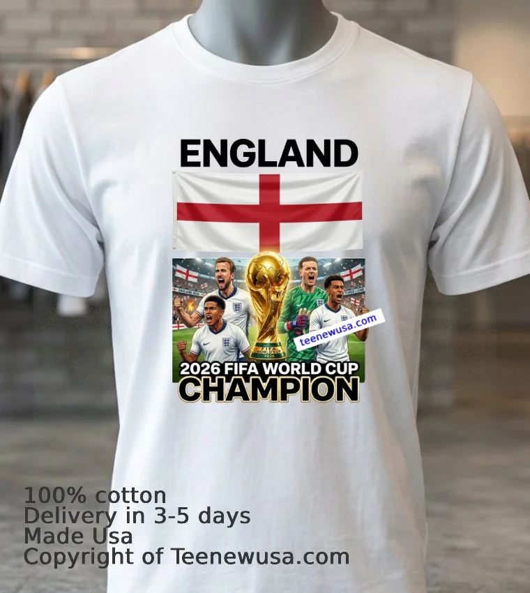 England World Cup 2026 Fan T Shirt White T Shirt 3