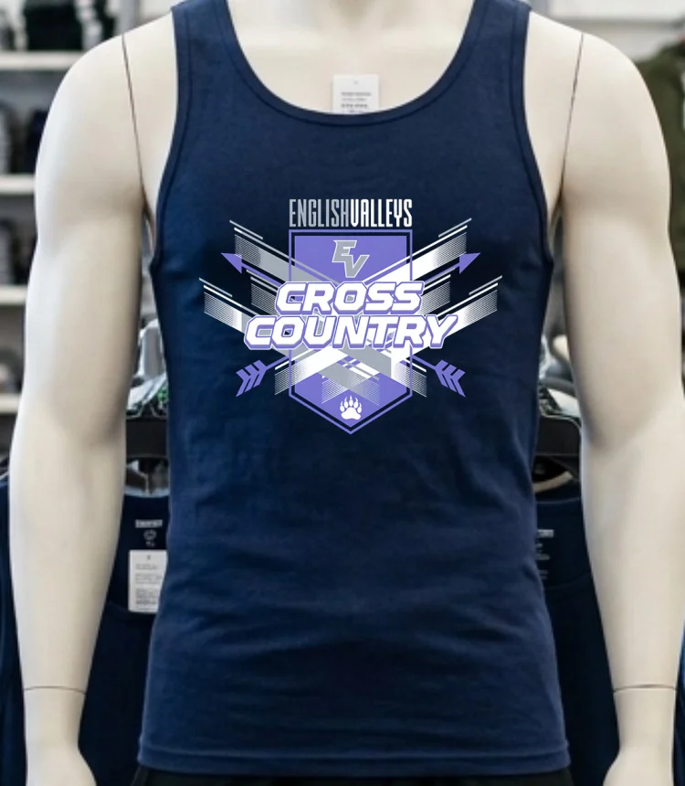 English Valleys Cross Country Logo Shirt - navy-shirt English Valleys Cross Country Logo Shirt Navy Shirt