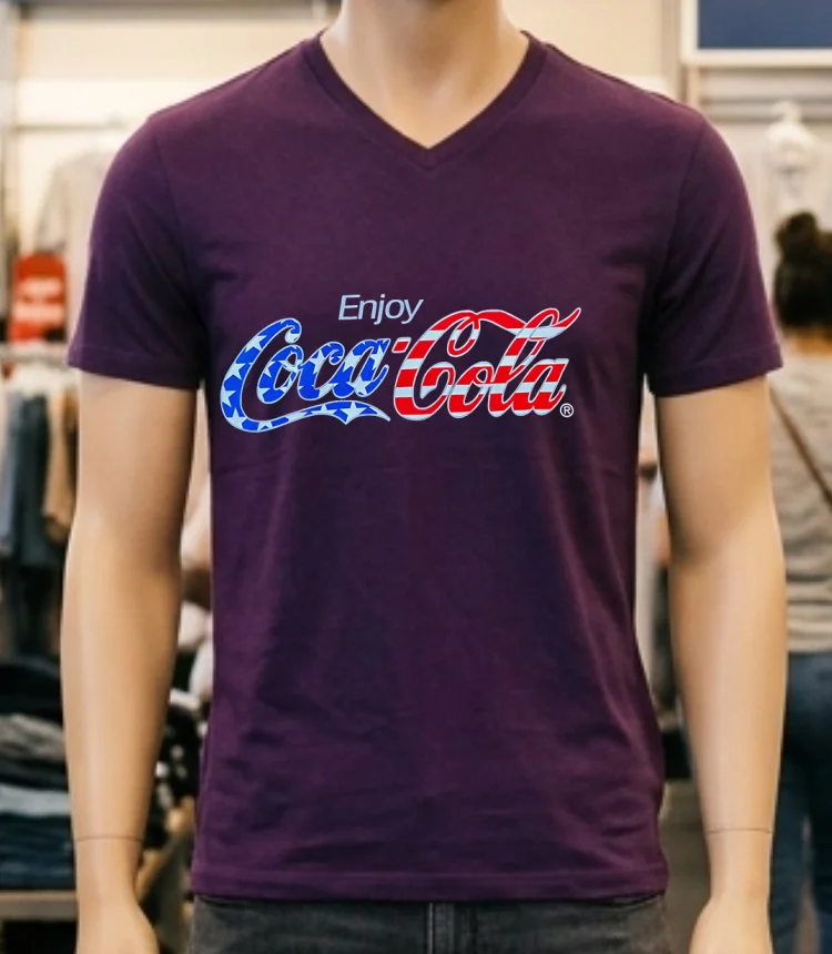 Enjoy Coca Cola Shirt - purple-shirt Enjoy Coca Cola Shirt Purple Shirt