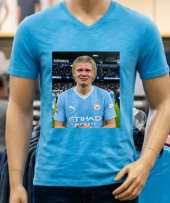 Erling Haaland Crying Meme T Shirt