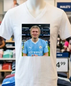 Erling Haaland Crying Meme T Shirt