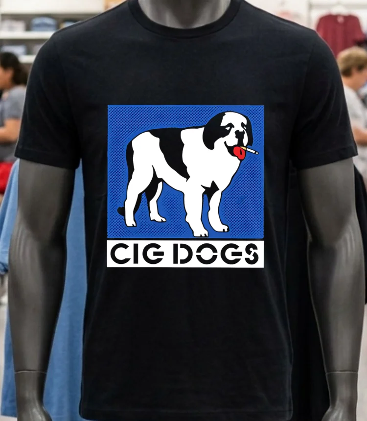 Fake Handshake Cig Dogs Shirt - balck-shirt Fake Handshake Cig Dogs Shirt Balck Shirt 1