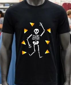 Fdt Slightly Subtle Halloween Skeleton Shirt