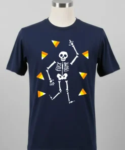 Fdt Slightly Subtle Halloween Skeleton Shirt