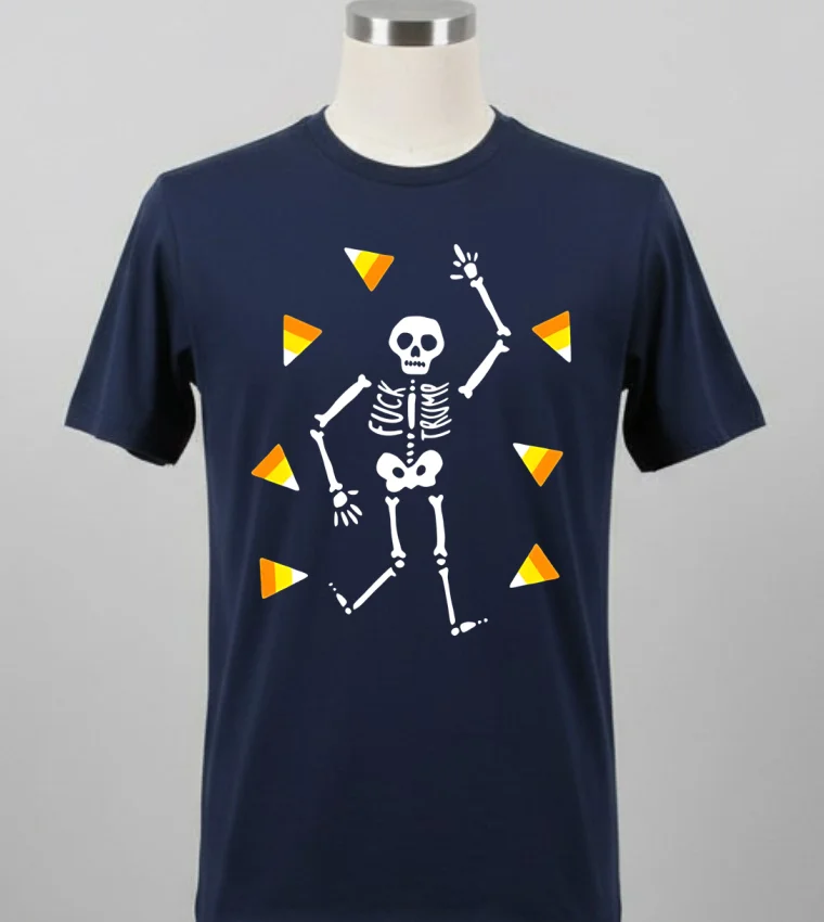 Fdt Slightly Subtle Halloween Skeleton Shirt - balck-shirt Fdt Slightly Subtle Halloween Skeleton Shirt Balck Shirt
