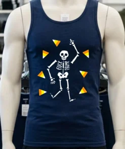 Fdt Slightly Subtle Halloween Skeleton Shirt