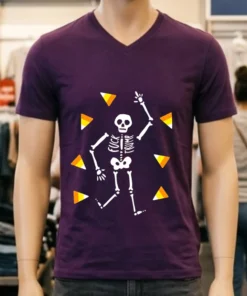 Fdt Slightly Subtle Halloween Skeleton Shirt