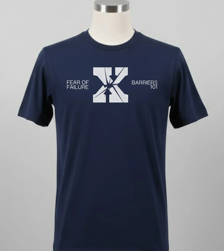 Fear Of Failure Cancels Barriers 101 Logo Shirt - balck-shirt Fear Of Failure Cancels Barriers 101 Logo Shirt Balck Shirt 2