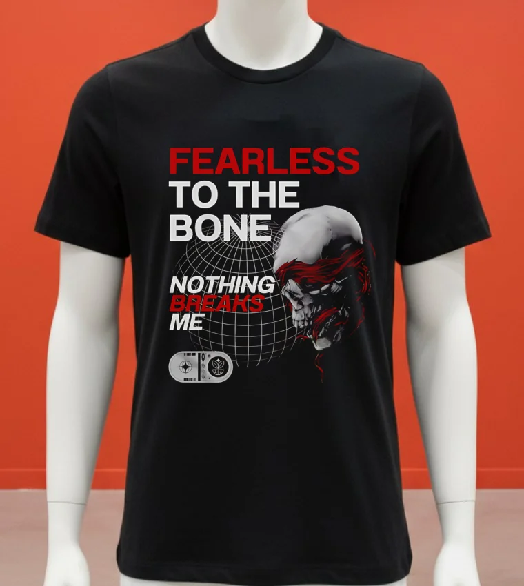 Fearless To The Bone Nothing Breaks Me Shirt Balck Shirt 1