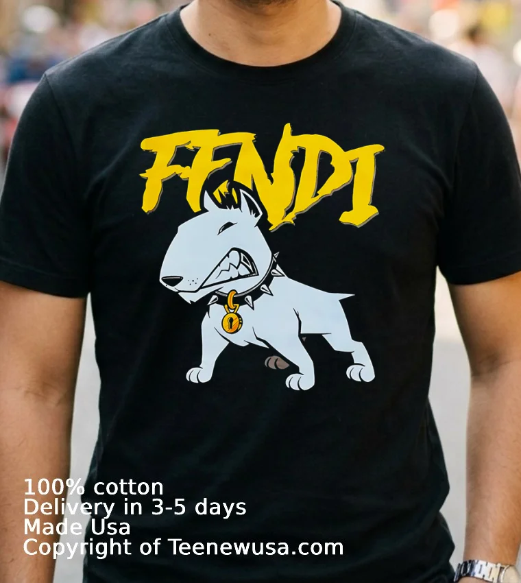 Fendi Angry Dog Shirt - navy-shirt 2 Fendi Angry Dog Shirt Navy Shirt 2