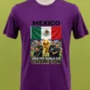 Fifa World Cup 2026 Mexico Supporter Tee Purple Shirt