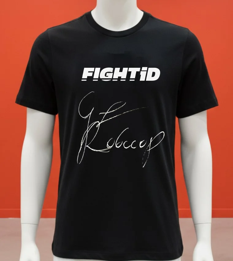 Fight Id Robocop Ufc Shirt - balck-shirt Fight Id Robocop Ufc Shirt Balck Shirt 1