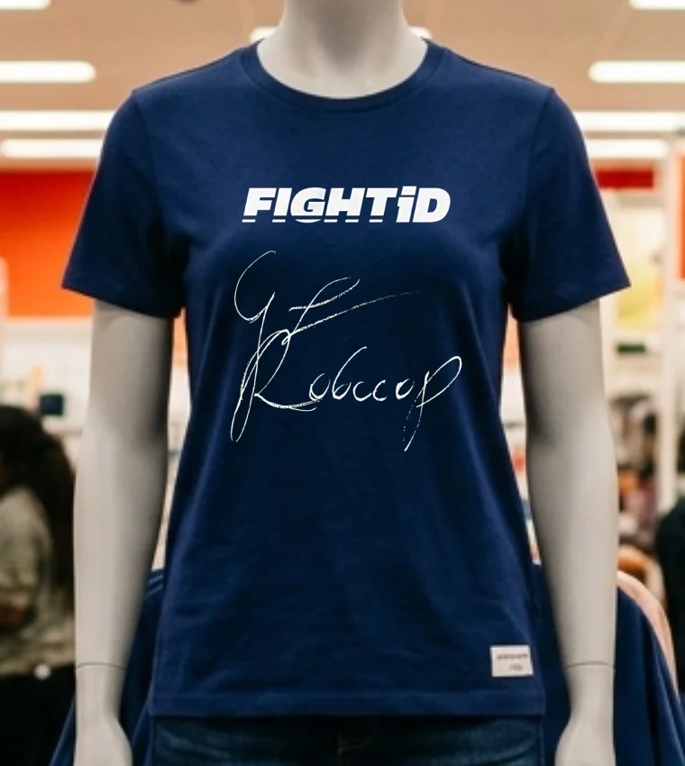 Fight Id Robocop Ufc Shirt Navy Shirt