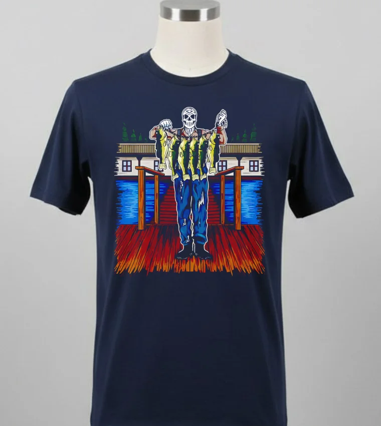 Fish For Dinner Skeleton Shirt - balck-shirt Fish For Dinner Skeleton Shirt Balck Shirt 2