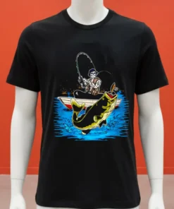 Fish On Skeleton Shirt