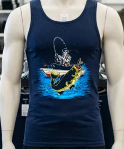 Fish On Skeleton Shirt