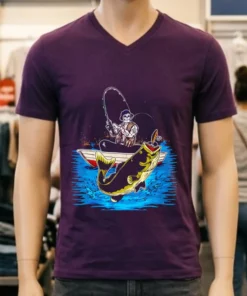 Fish On Skeleton Shirt