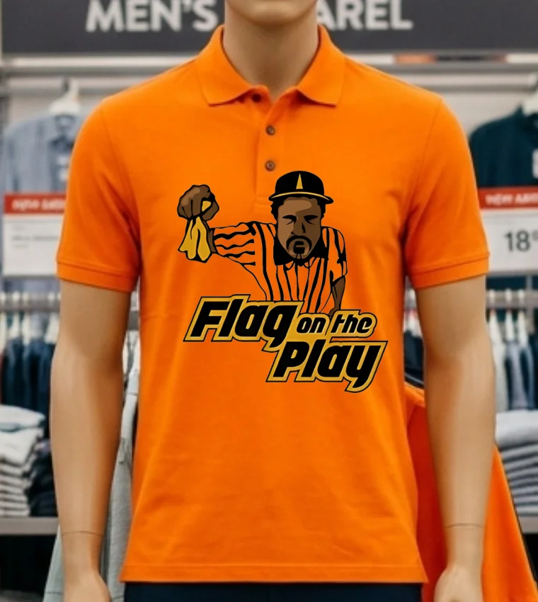 Flag On The Play Shirt - orange-shirt Flag On The Play Shirt Orange Shirt
