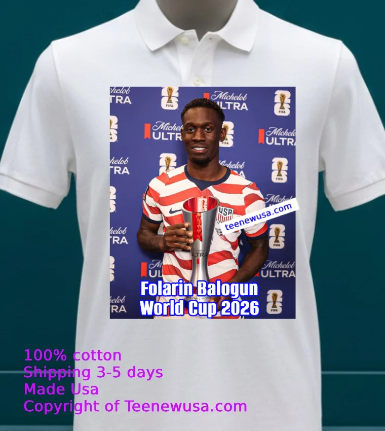 Folarin Balogun The American Hero In His World Cup 2026 Debut T Shirt White T Shirt 23
