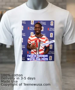 Folarin Balogun, The American Hero, In His World Cup 2026 Debut T Shirt