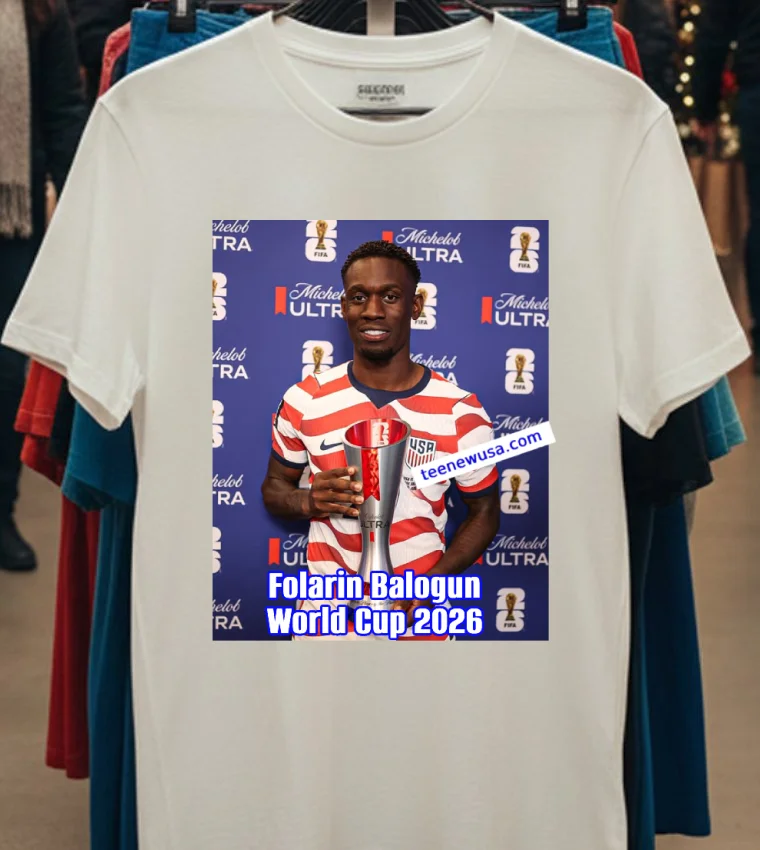 Folarin Balogun The American Hero In His World Cup 2026 Debut T Shirt White T Shirt