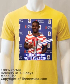 Folarin Balogun, The American Hero, In His World Cup 2026 Debut T Shirt
