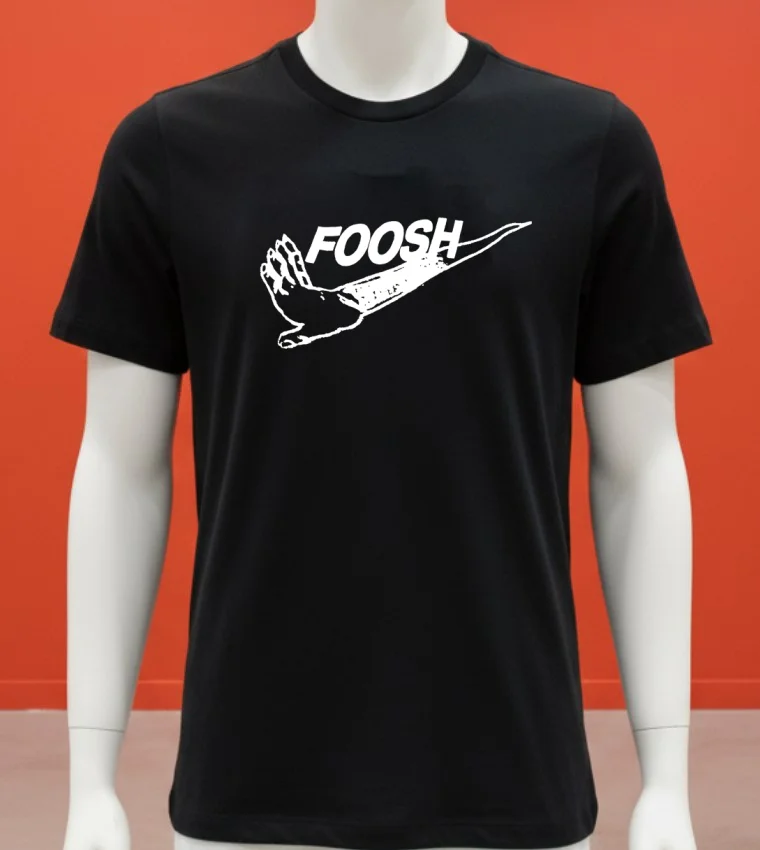 Foosh Hand Shirt - balck-shirt Foosh Hand Shirt Balck Shirt 1