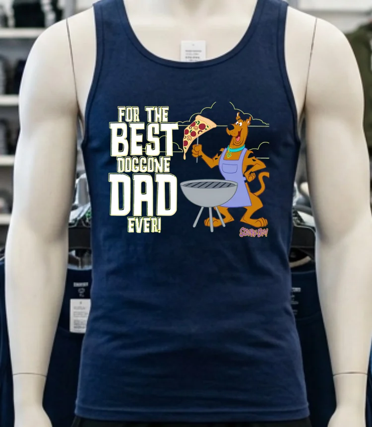 For The Best Doggone Dad Ever Scooby Doo Shirt - navy-shirt For The Best Doggone Dad Ever Scooby Doo Shirt Navy Shirt