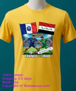 France Vs Iraq World Cup 2026 T Shirt