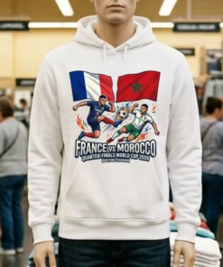 France Vs Morocco In The Quarter Finals Of The Fifa World Cup 2026 At Boston Stadium T Shirt