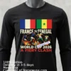 France Vs Senegal World Cup 2026 T Shirt Balck Shirt