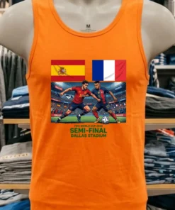 France Vs Spain In The Fifa World Cup 2026 Semi Final At Dallas Stadium T Shirt