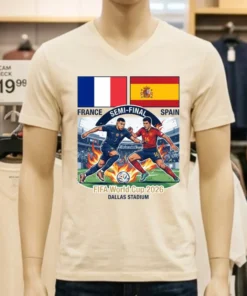 France Vs Spain In The Fifa World Cup 2026T Shirt