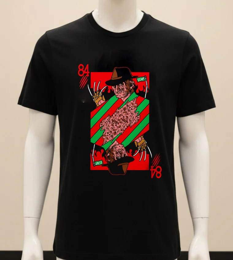 Freddy 84 Horror Halloween Shirt - balck-shirt Freddy 84 Horror Halloween Shirt Balck Shirt