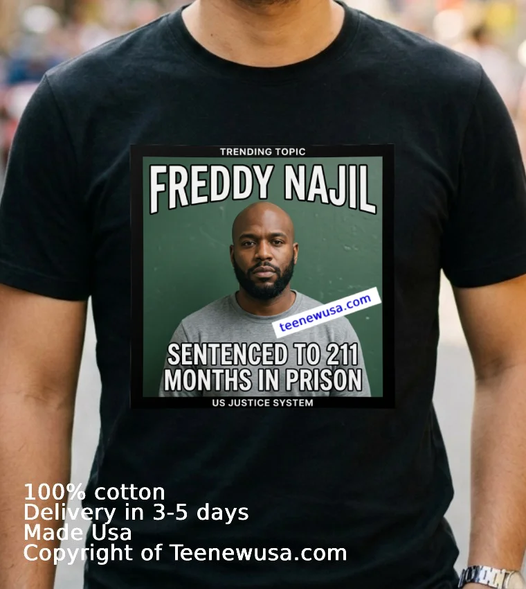 Freddy Najil Was Sentenced To 211 Months In Prison T Shirt - navy-shirt 2 Freddy Najil Was Sentenced To 211 Months In Prison T Shirt Navy Shirt 2