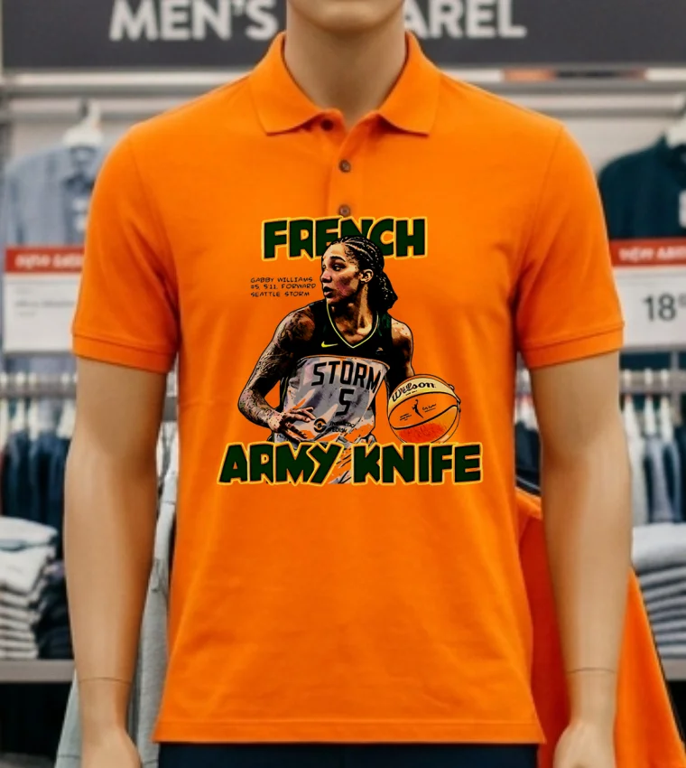 French Army Knife Gabby Williams Seattle Storm Wnba Shirt - orange-shirt French Army Knife Gabby Williams Seattle Storm Wnba Shirt Orange Shirt