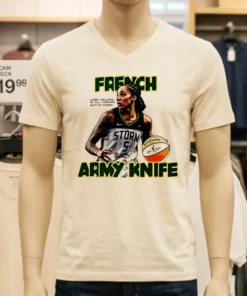 French Army Knife Gabby Williams Seattle Storm Wnba Shirt