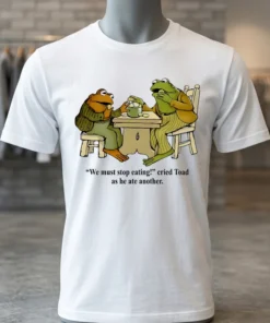 Frog And Toad We Must Stop Eating Cried Toad As He Ate Another Vintage Shirt