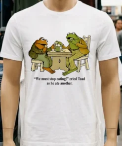 Frog And Toad We Must Stop Eating Cried Toad As He Ate Another Vintage Shirt