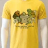 Frog And Toad We Must Stop Eating Cried Toad As He Ate Another Vintage Shirt Yellow T Shirt