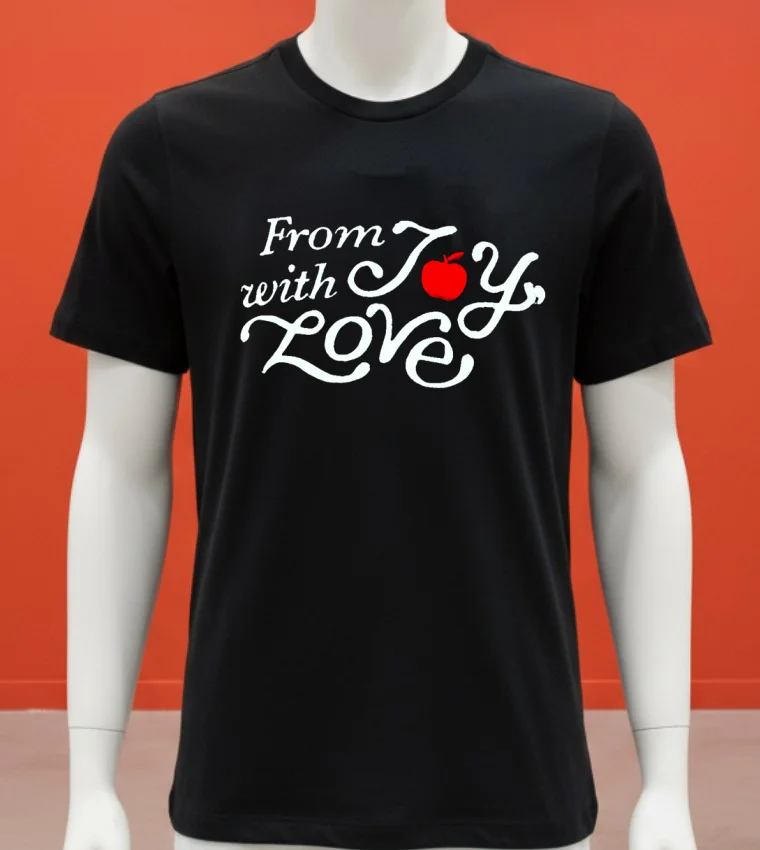 From With Joy Love Shirt - balck-shirt From With Joy Love Shirt Balck Shirt 1