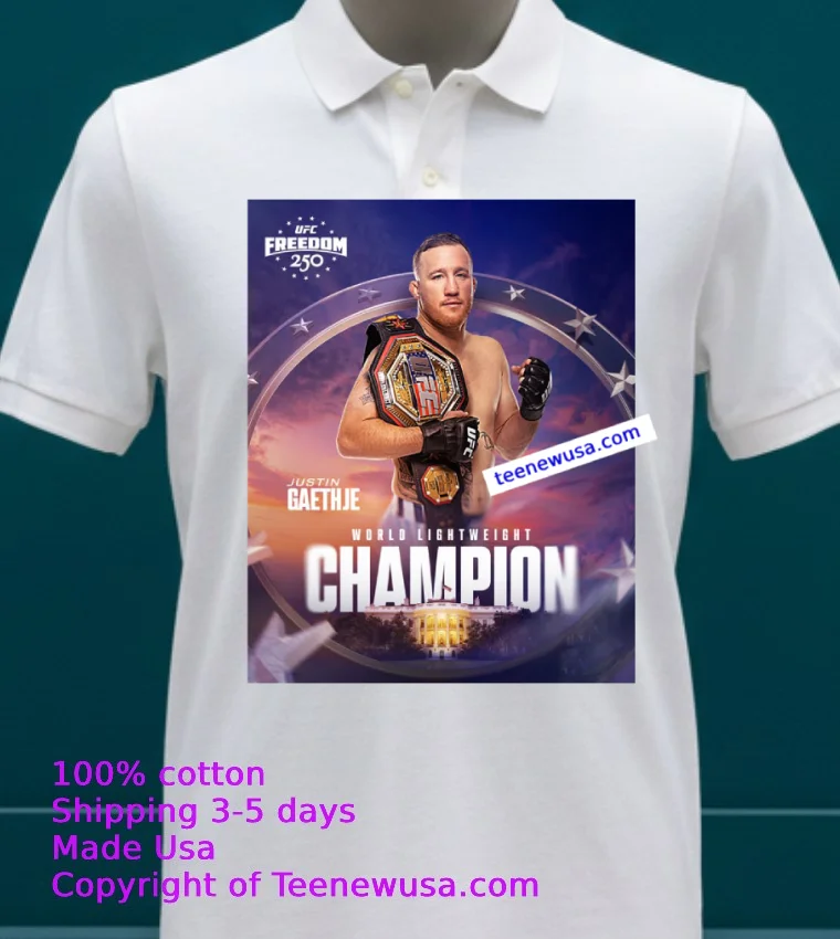 Gaethje Bucks Odds, Topples Topuria For Ufc Lightweight Title T Shirt - white-t-shirt 23 Gaethje Bucks Odds Topples Topuria For Ufc Lightweight Title T Shirt White T Shirt 23