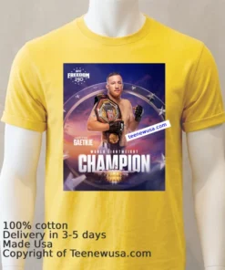 Gaethje Bucks Odds, Topples Topuria For Ufc Lightweight Title T Shirt