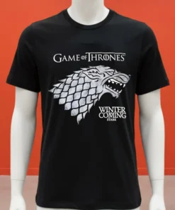 Game Of Thrones Winter Is Coming Stark Wolf Head Logo Shirt