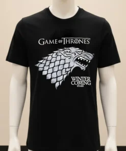 Game Of Thrones Winter Is Coming Stark Wolf Head Logo Shirt