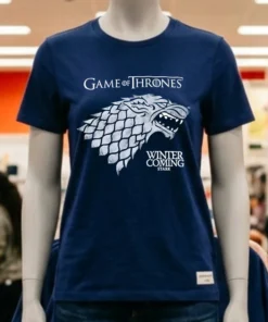 Game Of Thrones Winter Is Coming Stark Wolf Head Logo Shirt
