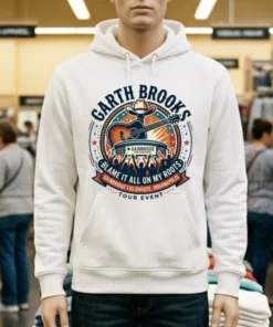 Garth Brooks And The Blame It All On My Roots Tour At Gainbridge Fieldhouse, Indianapolis T Shirt